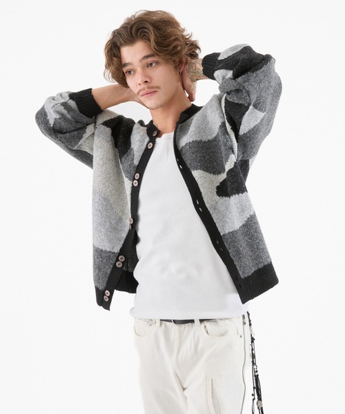 Assort Button Cardigan — кардиган на пуговицах, ассорти цветов