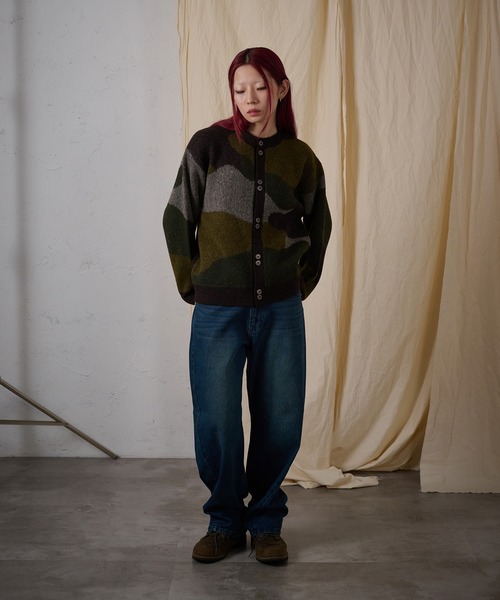 FTW(エフティダブリュー)の「ASSORT BUTTON CARDIGAN(カーディガン/ボレロ・メンズ・グレー/カーキ/ブラック/ライトブルー・MEDIUM/LARGE/SMALL)」の6枚目の写真