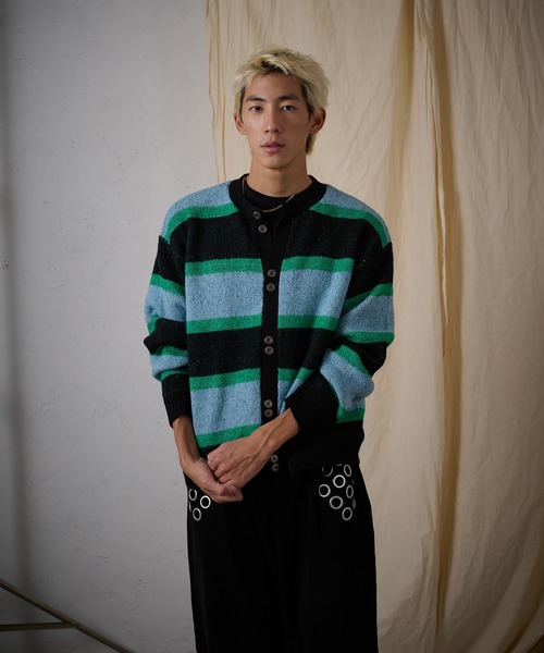 FTW(エフティダブリュー)の「ASSORT BUTTON CARDIGAN(カーディガン/ボレロ・メンズ・グレー/カーキ/ブラック/ライトブルー・MEDIUM/LARGE/SMALL)」の15枚目の写真