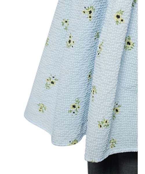 Mila Owen(ミラオーウェン)の「バックリボンバルーンスリーブチュニック(シャツ/ブラウス・レディース・ブラック/ライトブルー/ホワイト・1/0)」の14枚目の写真