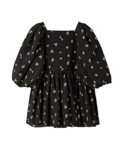 Mila Owen(ミラオーウェン)の「バックリボンバルーンスリーブチュニック(シャツ/ブラウス・レディース・ブラック/ライトブルー/ホワイト・1/0)」の17枚目の写真