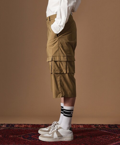 40ｃｔ＆525（フォーティーカラッツアンドゴーニーゴ）の「カーゴハーフパンツ（その他パンツ・メンズ・ブラック/サンドベージュ・03/02）」の6枚目の写真