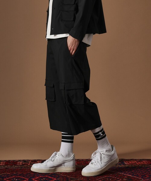 40ｃｔ＆525（フォーティーカラッツアンドゴーニーゴ）の「カーゴハーフパンツ（その他パンツ・メンズ・ブラック/サンドベージュ・03/02）」の18枚目の写真