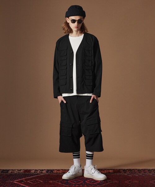 40ｃｔ＆525（フォーティーカラッツアンドゴーニーゴ）の「カーゴハーフパンツ（その他パンツ・メンズ・ブラック/サンドベージュ・03/02）」の11枚目の写真