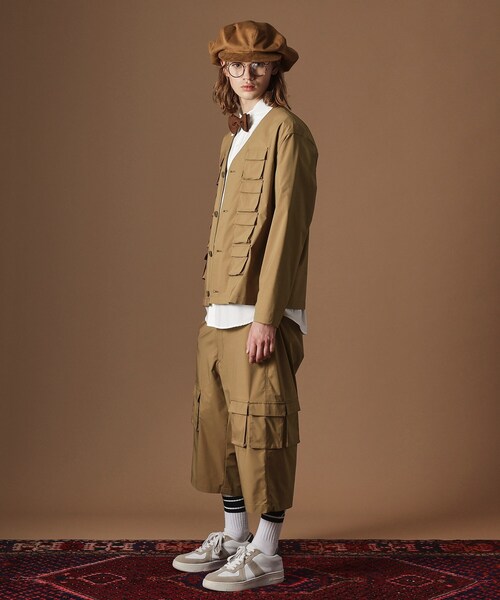 40ｃｔ＆525（フォーティーカラッツアンドゴーニーゴ）の「カーゴハーフパンツ（その他パンツ・メンズ・ブラック/サンドベージュ・03/02）」の12枚目の写真