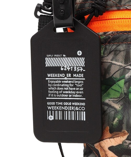 WEEKEND(ER)（ウィークエンダー）の「WEEKENDER: キルティング ミニ ショルダーバッグ（ショルダーバッグ・メンズ・ブラック/ライトブルー/マルチ・ONE SIZE）」の8枚目の写真