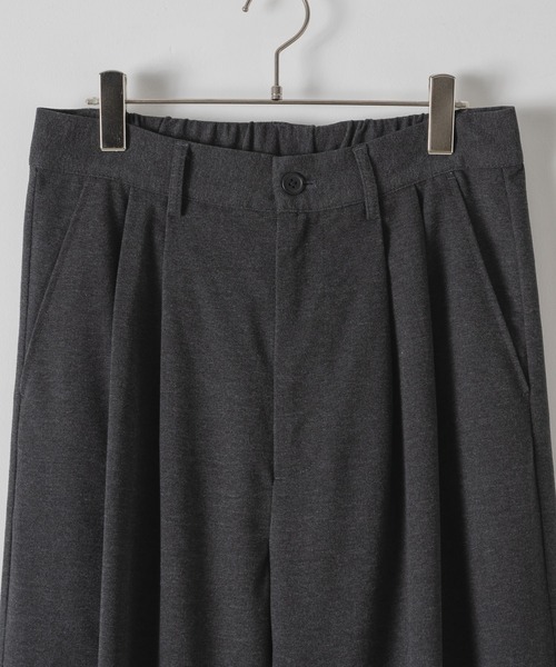 DOOPZ（ドープス）の「Double Face Baggy Slacks - ダブルフェイスバギースラックス（スラックス・メンズ・チャコールグレー/ブラウン・MEDIUM/SMALL/LARGE）」の4枚目の写真