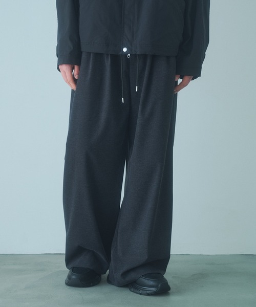 DOOPZ(ドープス)の「Double Face Baggy Slacks - ダブルフェイスバギースラックス(スラックス・メンズ・チャコールグレー/ブラウン・MEDIUM/SMALL/LARGE)」の18枚目の写真