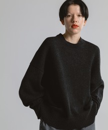 CINOH | OVERSIZE CREW NECK KNIT(ニット/セーター)