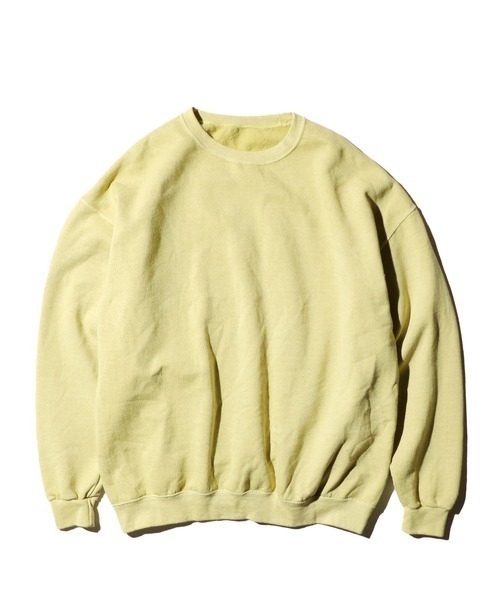 JERZEES（ジャージーズ）の「JERZEES / ジャージーズ PIGMENT DYE CREW NECK SWEAT ピグメントダイ（スウェット・メンズ・グリーン/ライトグリーン/レッド/モカ/ブラック/グレー・MEDIUM/LARGE/X-LARGE）」の5枚目の写真