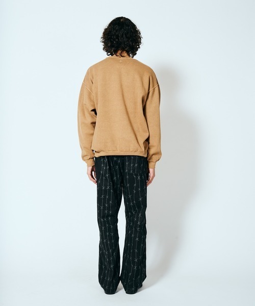JERZEES（ジャージーズ）の「JERZEES / ジャージーズ PIGMENT DYE CREW NECK SWEAT ピグメントダイ（スウェット・メンズ・グリーン/ライトグリーン/レッド/モカ/ブラック/グレー・MEDIUM/LARGE/X-LARGE）」の10枚目の写真