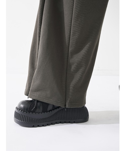 ユーズドルックフリルスウェットパンツ（スウェットパンツ）｜Darich