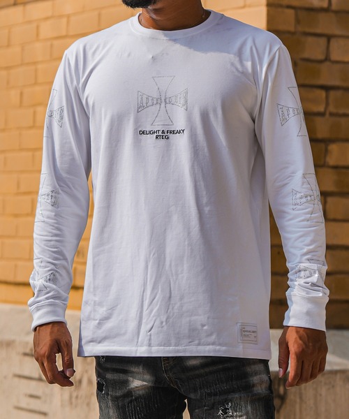 adamsJUGGLER(アダムスジャグラー)の「RTEGグリーミングアイアンロンティー(Tシャツ/カットソー・メンズ・ホワイト/ブラック・S/M/L/XL/XXL)」の14枚目の写真