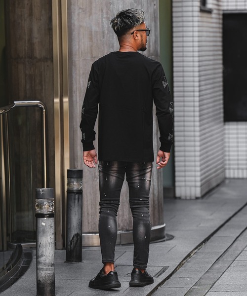 adamsJUGGLER(アダムスジャグラー)の「RTEGグリーミングアイアンロンティー(Tシャツ/カットソー・メンズ・ホワイト/ブラック・S/M/L/XL/XXL)」の10枚目の写真