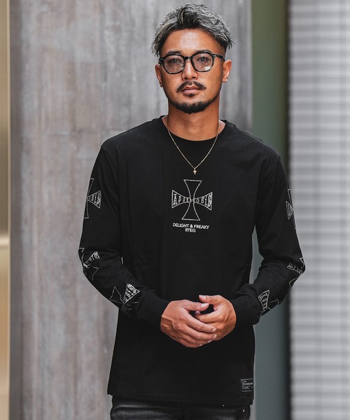 adamsJUGGLER(アダムスジャグラー)の「RTEGグリーミングアイアンロンティー(Tシャツ/カットソー・メンズ・ホワイト/ブラック・S/M/L/XL/XXL)」の17枚目の写真
