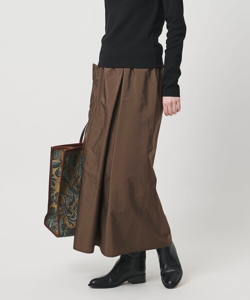 UNITED ARROWS（ユナイテッドアローズ）の「MANTECO パッチポケット タイト スカート ‐ウォッシャブル‐（スカート・レディース・ブラック/ダークブラウン・38/36）」の19枚目の写真