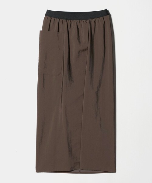 UNITED ARROWS（ユナイテッドアローズ）の「MANTECO パッチポケット タイト スカート ‐ウォッシャブル‐（スカート・レディース・ブラック/ダークブラウン・38/36）」の6枚目の写真