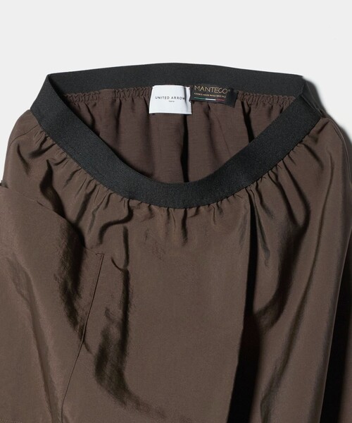 UNITED ARROWS（ユナイテッドアローズ）の「MANTECO パッチポケット タイト スカート ‐ウォッシャブル‐（スカート・レディース・ブラック/ダークブラウン・38/36）」の10枚目の写真