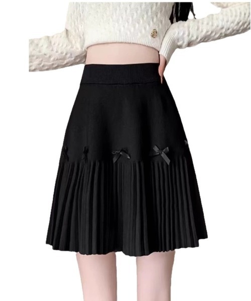Ritzy(リッツィー)の「オシャレでキュート!プリーツスカート(スカート・レディース・ホワイト/ピンク/ブラック・FREE)」の4枚目の写真