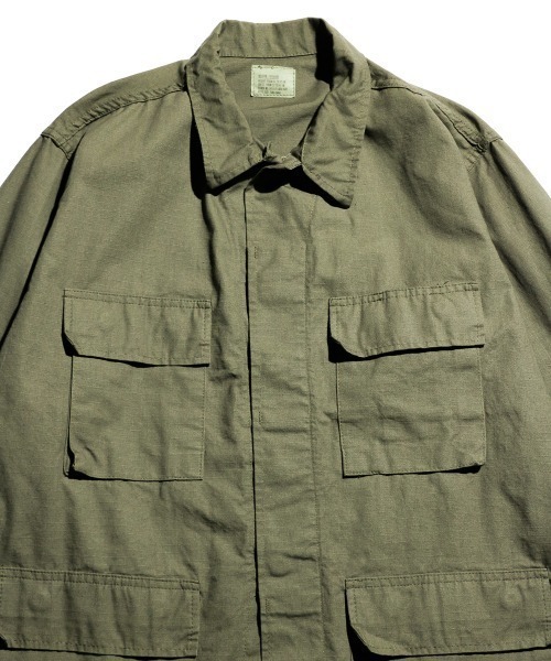 MILITARY（ミリタリー）の「U.S MILITARY / ユーエスミリタリー BDU FATIGUE JACKET COTTON RIP-STOP COMMERCIAL MODEL BDUジャケット リップストップ（ミリタリージャケット・メンズ・オリーブ・MEDIUM/LL）」の11枚目の写真