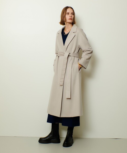 WEB限定 カシミヤビーバーコート（ステンカラーコート