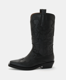 GANNI | GANNI / ガニー Mid Shaft Embroidered Western Boot(ブーツ)