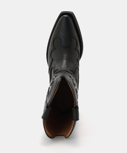 GANNI(ガニー)の「GANNI / ガニー Mid Shaft Embroidered Western Boot(ブーツ・レディース・ブラック・36/37)」の7枚目の写真