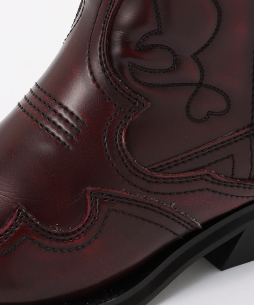 GANNI(ガニー)の「GANNI / ガニー Mid Shaft Embroidered Western Boot(ブーツ・レディース・ブラック・36/37)」の13枚目の写真
