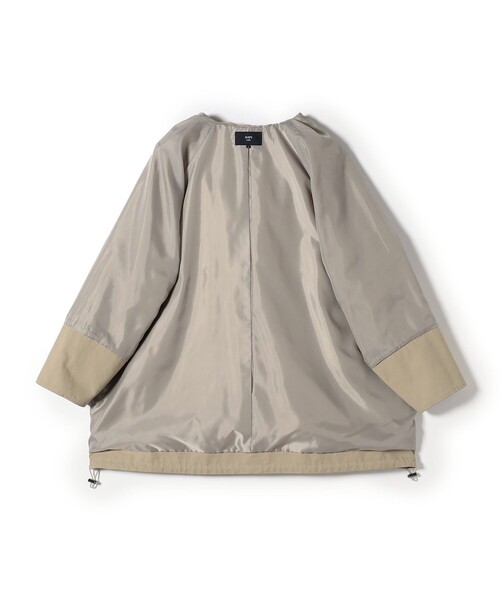 SHIPS Colors(シップス カラーズ)の「SHIPS Colors:フード トレンチ ハーフ コート(トレンチコート・レディース・ベージュ/ネイビー・SMALL/MEDIUM)」の22枚目の写真