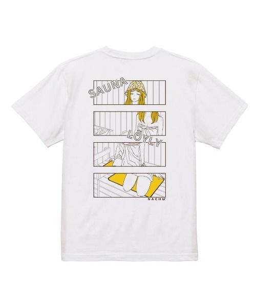 Nookie(Nookie)の「【RES】【THE nookie LOVE ひととせなつみ】NACHU SAUNA TEE【WHITE】(Tシャツ/カットソー・メンズ・ホワイト・LARGE)」の1枚目の写真