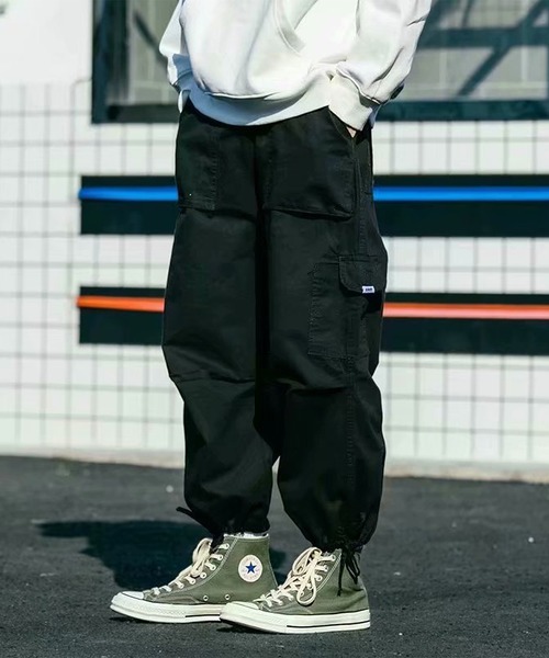 SBG(エスビー)の「SBG ミリタリーワイドカーゴパンツ(カーゴパンツ・メンズ・ブラック/カーキ/ベージュ・MEDIUM/LARGE/X-LARGE/XX-LARGE/XXX-LARGE)」の1枚目の写真