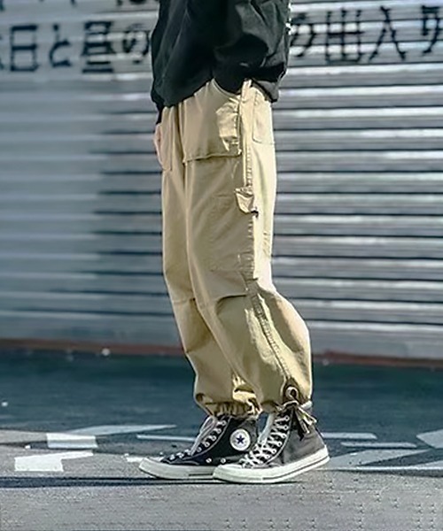 SBG(エスビー)の「SBG ミリタリーワイドカーゴパンツ(カーゴパンツ・メンズ・ブラック/カーキ/ベージュ・MEDIUM/LARGE/X-LARGE/XX-LARGE/XXX-LARGE)」の7枚目の写真