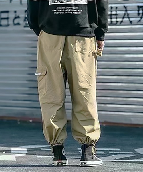 SBG(エスビー)の「SBG ミリタリーワイドカーゴパンツ(カーゴパンツ・メンズ・ブラック/カーキ/ベージュ・MEDIUM/LARGE/X-LARGE/XX-LARGE/XXX-LARGE)」の9枚目の写真