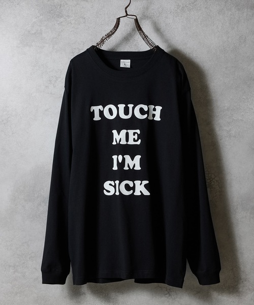 NUMBER (N)INE（ナンバーナイン）の「TOUCH ME I'M SICK PRINTED CLASSIC L/S T-SHIRT / タッチ ミー アイム シック ロゴプリント クラシック ロンT（Tシャツ/カットソー・メンズ・ブラック/チャコール/ホワイト・M/L/XL）」の18枚目の写真