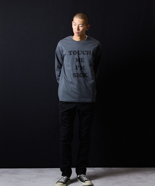 TOUCH ME I'M SICK PRINTED CLASSIC L/S T-SHIRT / タッチ ミー アイム