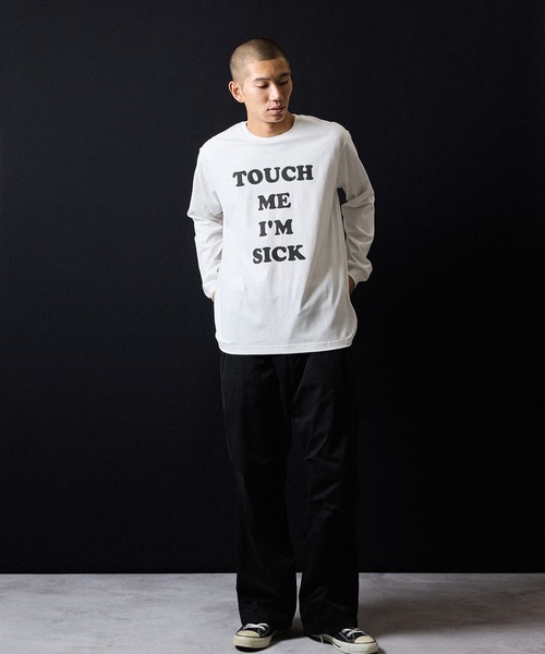 TOUCH ME I'M SICK PRINTED CLASSIC L/S T-SHIRT / タッチ ミー アイム