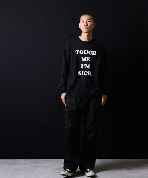 TOUCH ME I'M SICK PRINTED CLASSIC L/S T-SHIRT / タッチ ミー アイム