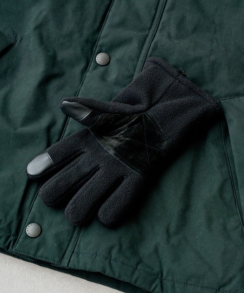 Barbour（バブアー）の「【Barbour】barbour coalford fleece glove（手袋・メンズ・ブラック/オリーブ・M/L）」の3枚目の写真