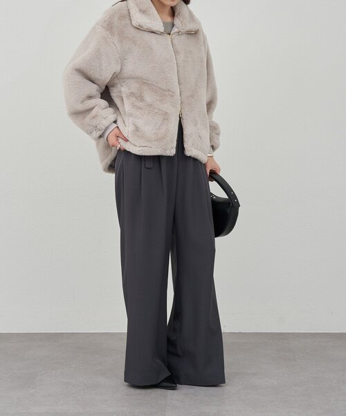 セール】ダブルジップファーコート（その他アウター）｜SHENERY