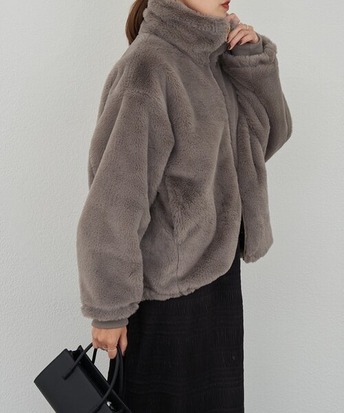 セール】ダブルジップファーコート（その他アウター）｜SHENERY