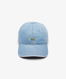 LACOSTE | ウォッシュドデニムワンポイントキャップ(キャップ)
