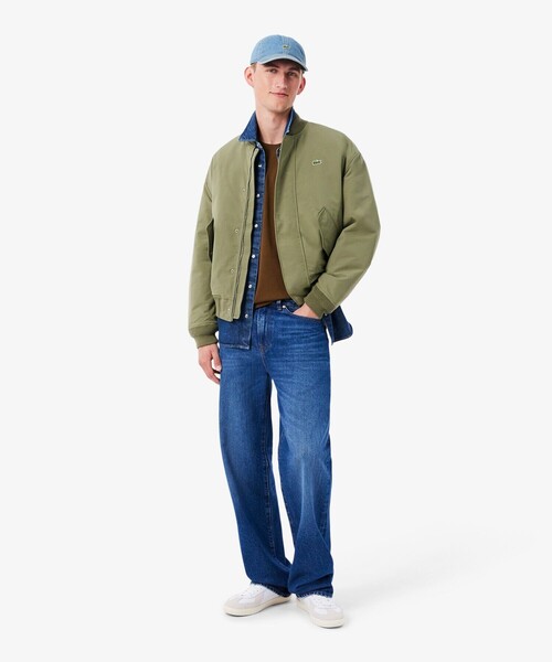 LACOSTE（ラコステ）の「ウォッシュドデニムワンポイントキャップ（キャップ・レディース・ブルー・FREE）」の6枚目の写真