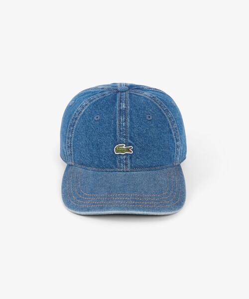 LACOSTE（ラコステ）の「ウォッシュドデニムワンポイントキャップ（キャップ・レディース・ブルー・FREE）」の9枚目の写真