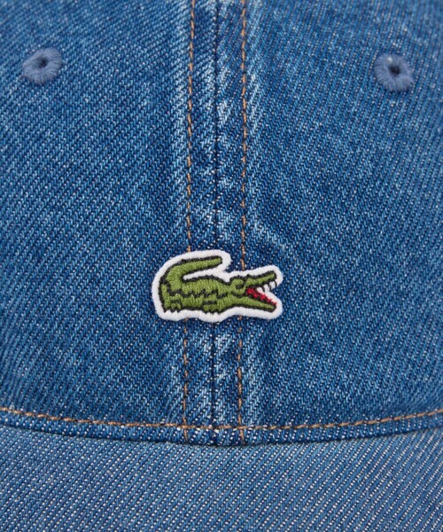 LACOSTE（ラコステ）の「ウォッシュドデニムワンポイントキャップ（キャップ・レディース・ブルー・FREE）」の10枚目の写真