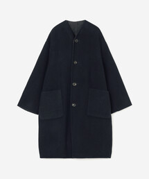 リバーシブル」に該当するノーカラーコートファッション通販