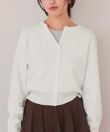 titivate（ティティベイト）の「胸ポケットニットカーディガン（カーディガン/ボレロ）」