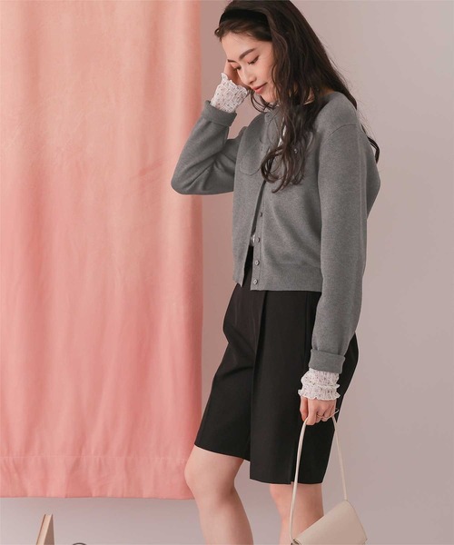 26SS新作/2026 SPRING COLLECTION/手洗い可】胸ポケットニット