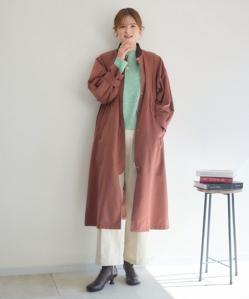 KATHARINE ROSS（キャサリンロス）の「【KATHARINE ROSS】中綿ライナー付ツイルコート（その他アウター・レディース・ベージュ/テラコッタ・MEDIUM）」の13枚目の写真