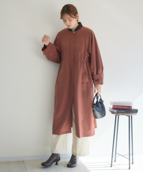 KATHARINE ROSS（キャサリンロス）の「【KATHARINE ROSS】中綿ライナー付ツイルコート（その他アウター・レディース・ベージュ/テラコッタ・MEDIUM）」の15枚目の写真