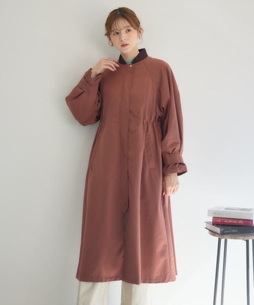 KATHARINE ROSS（キャサリンロス）の「【KATHARINE ROSS】中綿ライナー付ツイルコート（その他アウター・レディース・ベージュ/テラコッタ・MEDIUM）」の16枚目の写真